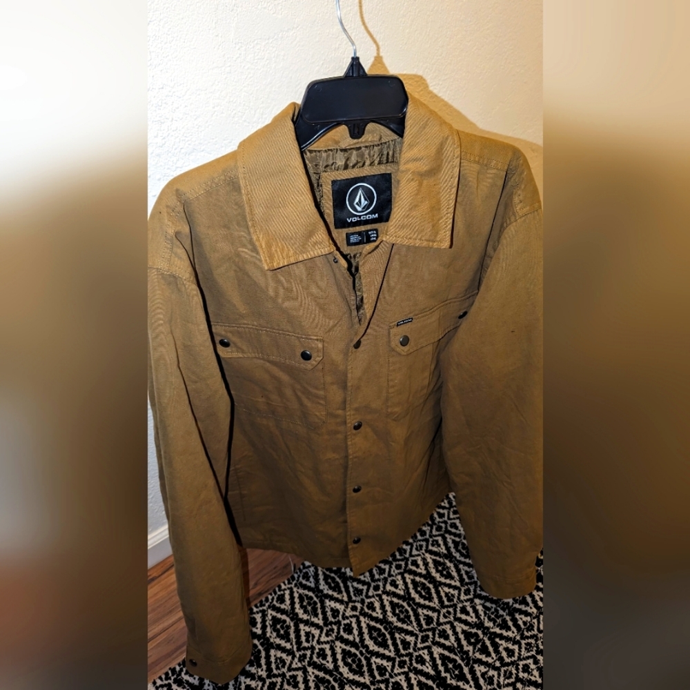 Volcom khaki men's XL jacket